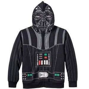 Darth Vader Costume Full Zip Hoodie